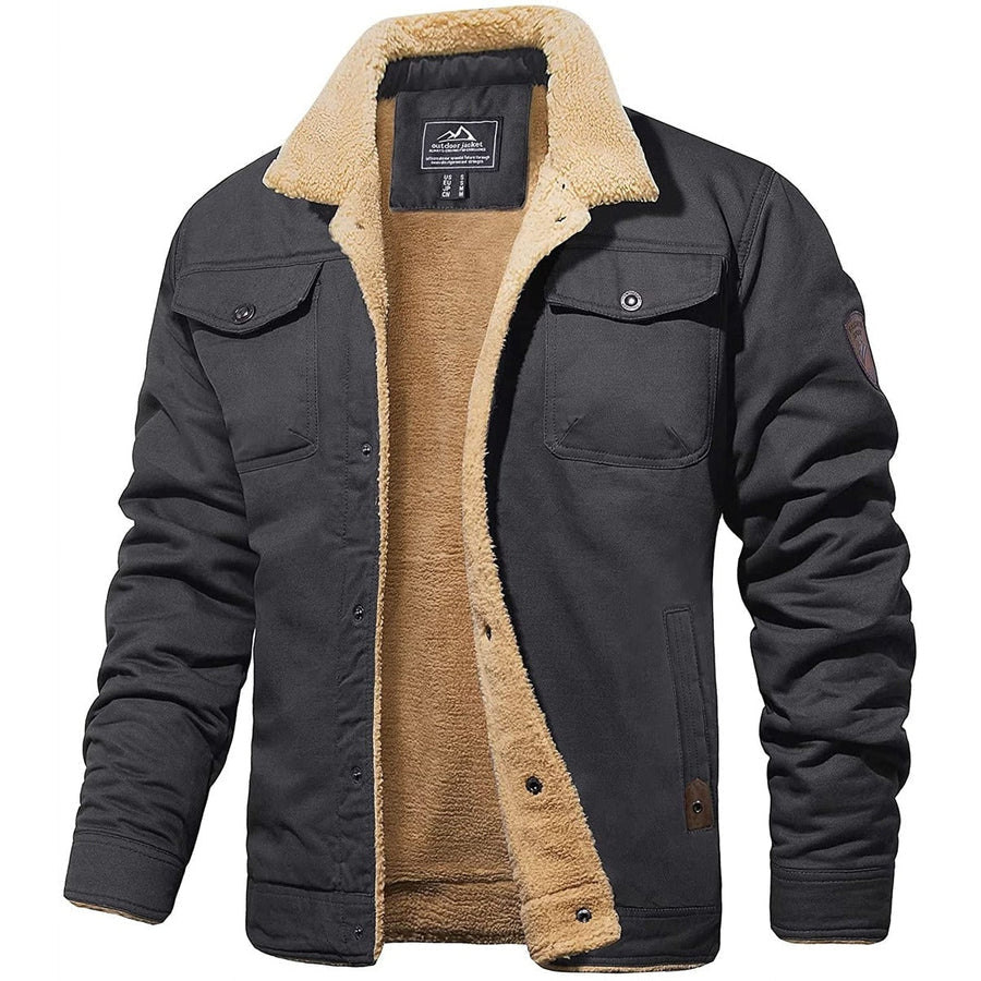 Men's Sleek Winter Coat - Warmth Meets Style