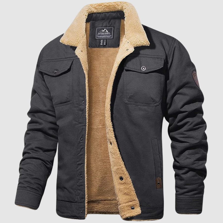 Men's Sleek Winter Coat - Warmth Meets Style