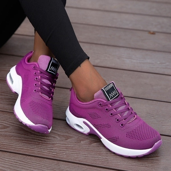 Lightweight Supportive Sneakers with Breathable Design for Women