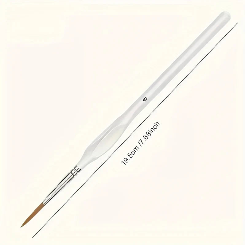 Artisan Precision Brush Set for Fine Detailing - 11 Pieces