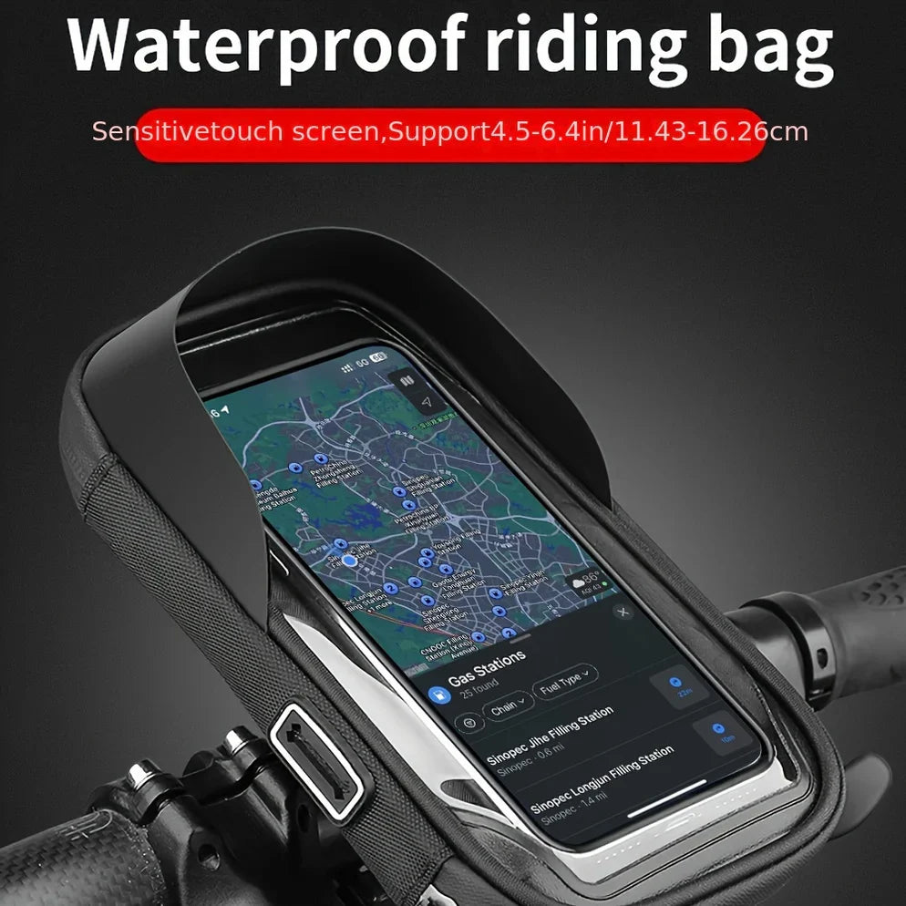 All-Weather Phone Holder for Bikes and Motorcycles with 360° Rotation