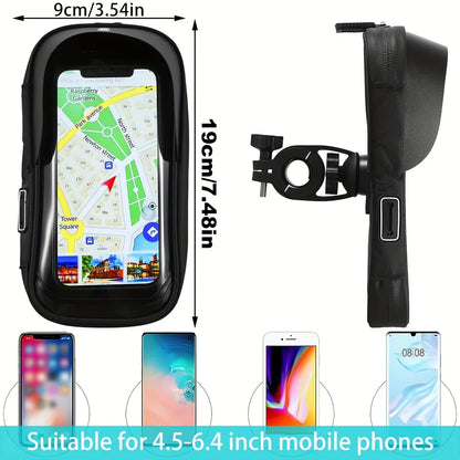All-Weather Phone Holder for Bikes and Motorcycles with 360° Rotation