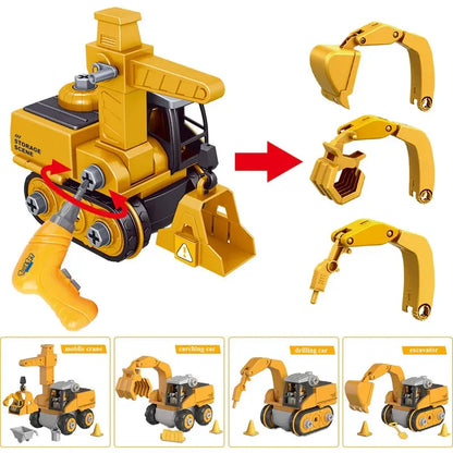 Interactive Building Vehicle Playset for Young Builders