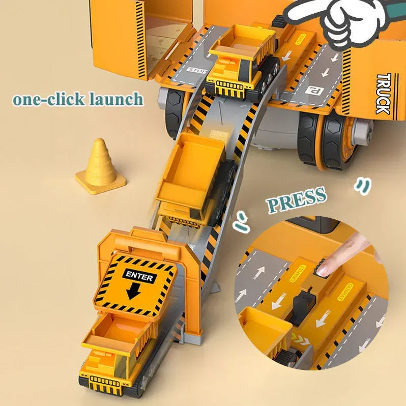 Interactive Building Vehicle Playset for Young Builders