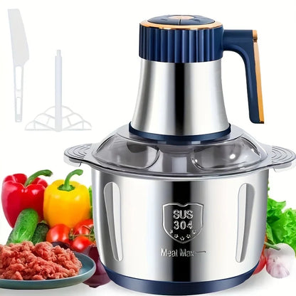 Effortless Stainless Steel Food Chopper for Quick Meal Prep