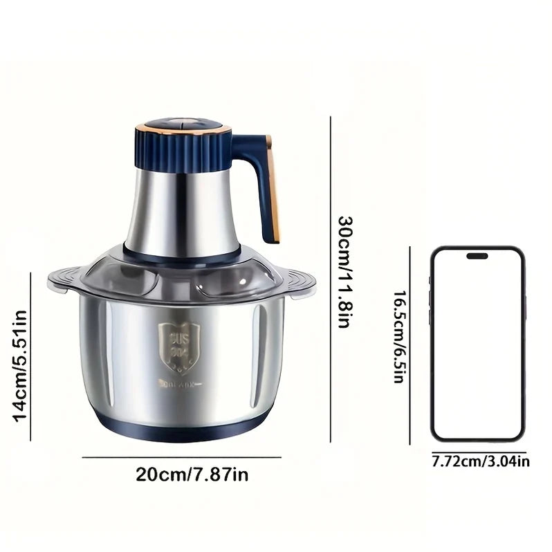 Effortless Stainless Steel Food Chopper for Quick Meal Prep