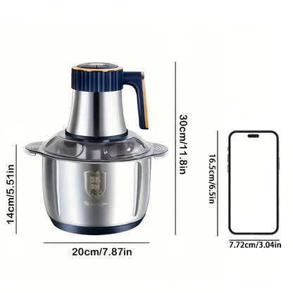 Effortless Stainless Steel Food Chopper for Quick Meal Prep