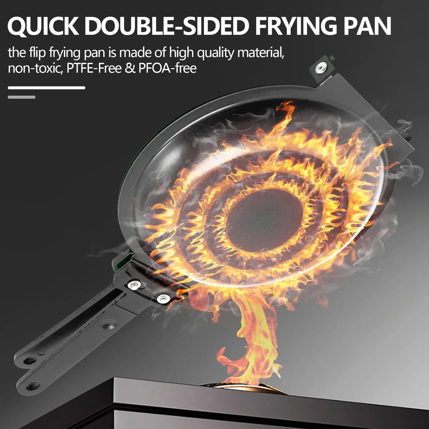 Effortless Flipping Pancake Maker with Non-Stick Finish
