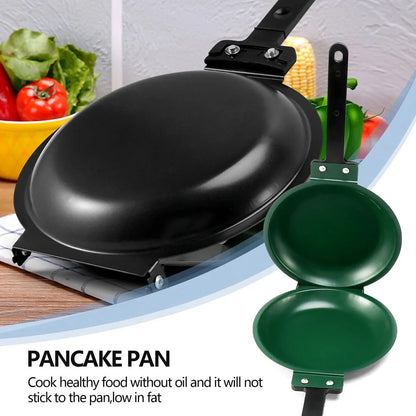 Effortless Flipping Pancake Maker with Non-Stick Finish