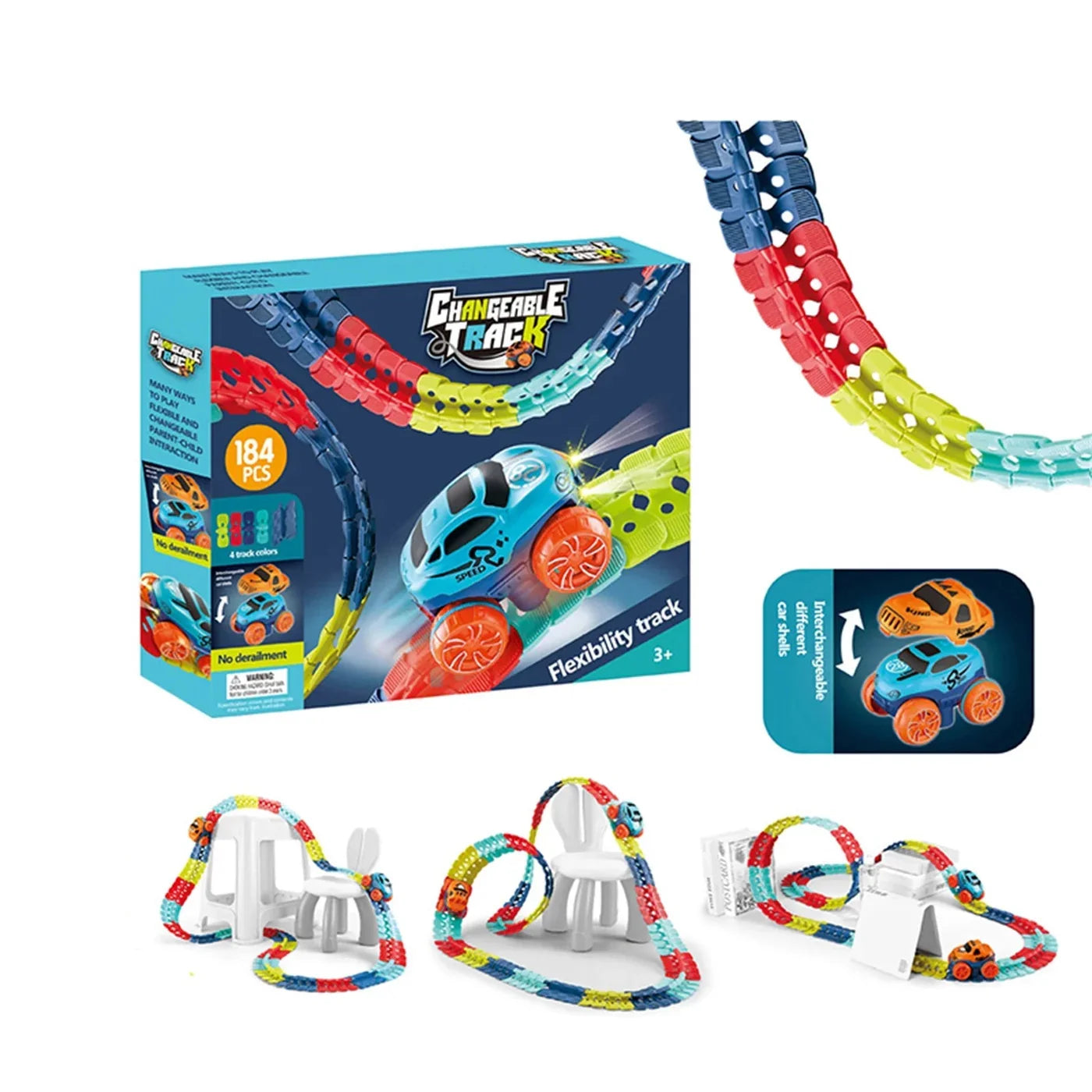 Interactive Magnetic Raceway Set for Engaging Learning