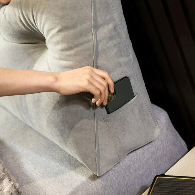 Ultimate Back Support Pillow for Comfortable Bed Relaxation