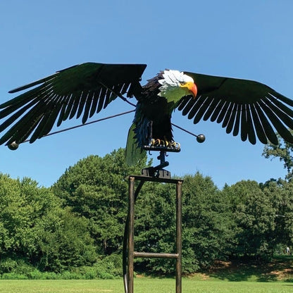 Elegant Avian Motion Spinner for Your Garden