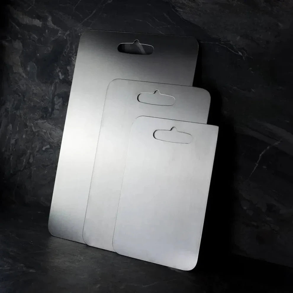 Lightweight Titanium Food Prep Board with Safe Edges