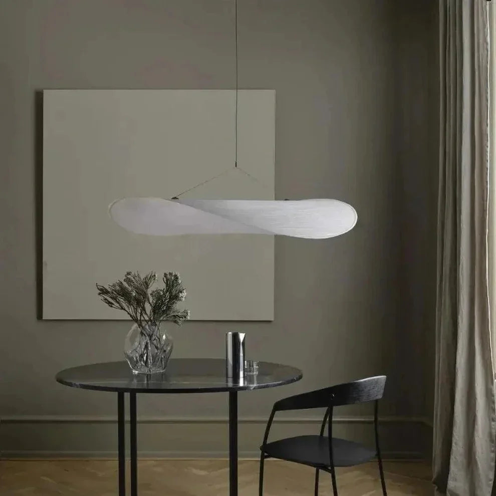 Serene Glow Silk LED Pendant Light