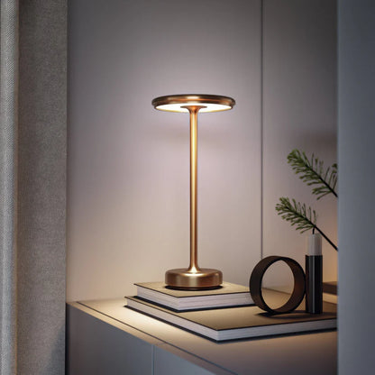 Elegant Portable LED Lamp with Touch Control and Waterproof Design