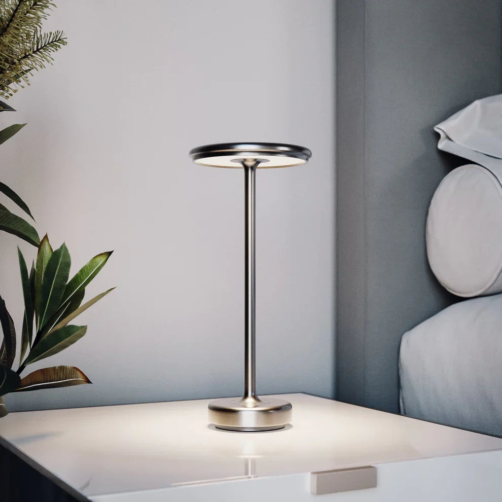 Elegant Portable LED Lamp with Touch Control and Waterproof Design
