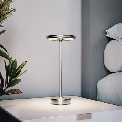 Elegant Portable LED Lamp with Touch Control and Waterproof Design