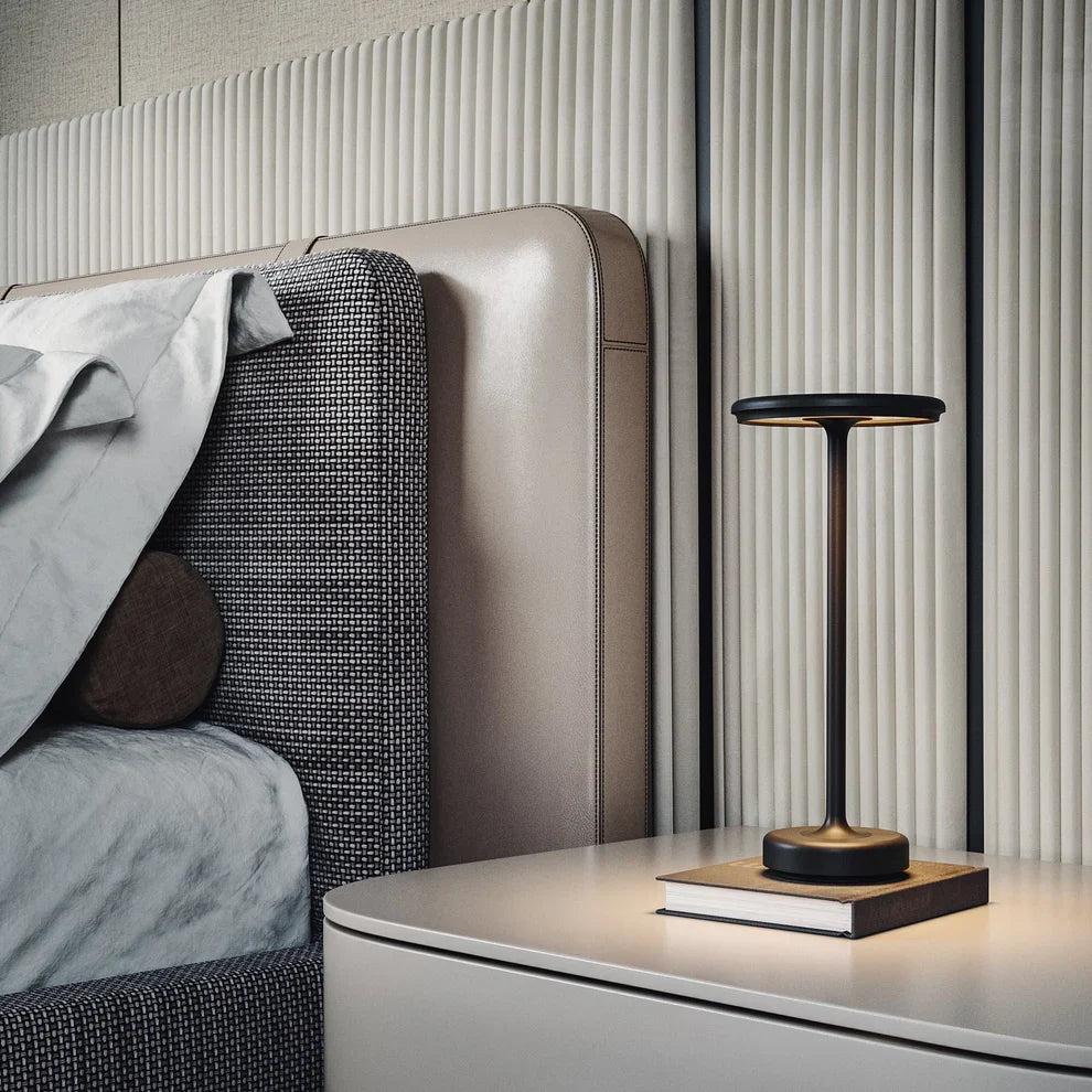 Elegant Portable LED Lamp with Touch Control and Waterproof Design
