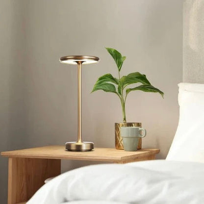 Elegant Portable LED Lamp with Touch Control and Waterproof Design