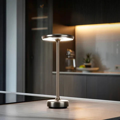 Elegant Portable LED Lamp with Touch Control and Waterproof Design