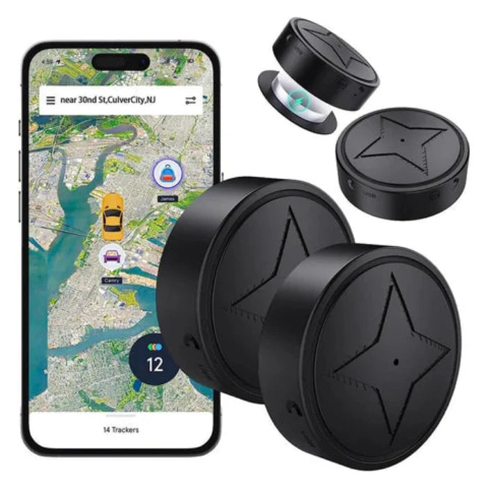 Compact GPS Tracker for Vehicles and Belongings - Real-Time Monitoring