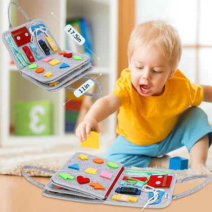 Engaging Activity Board for Toddlers with ABCs and Animals