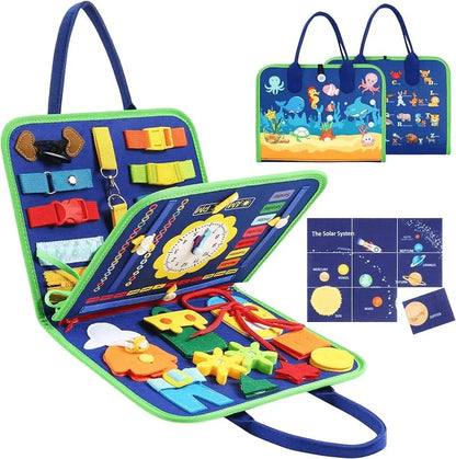 Engaging Activity Board for Toddlers with ABCs and Animals