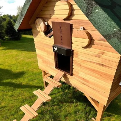 Smart Coop Door Opener with Weatherproof Design and Light Sensor