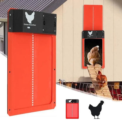 Smart Coop Door Opener with Weatherproof Design and Light Sensor