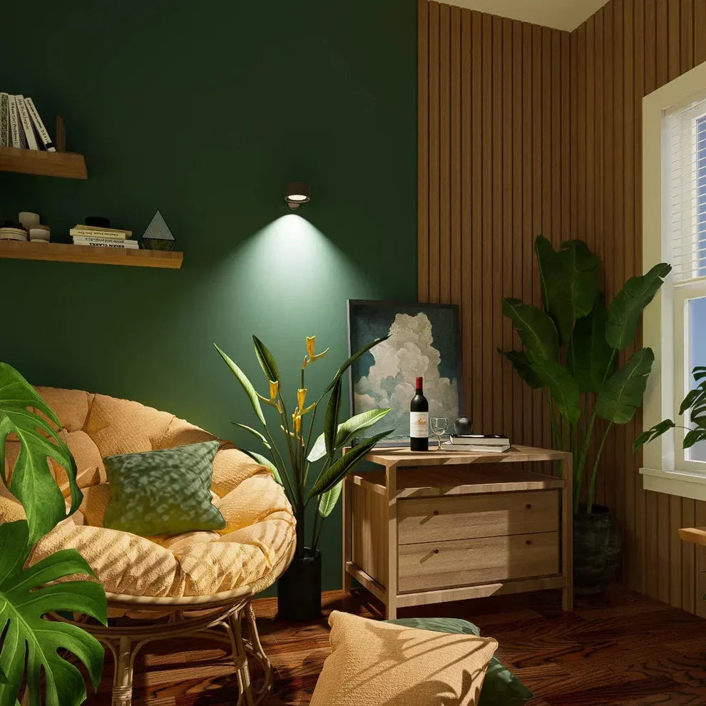 Cordless 360° Wall Light, Adjustable LED Rechargeable Fixture
