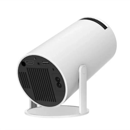 Portable HD Projector with Android TV for Home Entertainment