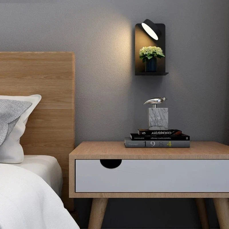 Smart LED Nightstand Lamp with USB Charging and Phone Dock