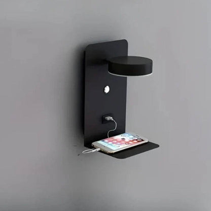Smart LED Nightstand Lamp with USB Charging and Phone Dock