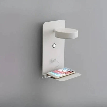 Smart LED Nightstand Lamp with USB Charging and Phone Dock