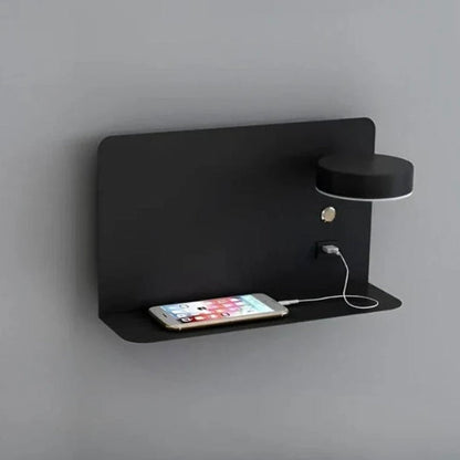 Smart LED Nightstand Lamp with USB Charging and Phone Dock