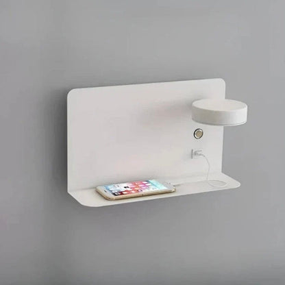 Smart LED Nightstand Lamp with USB Charging and Phone Dock