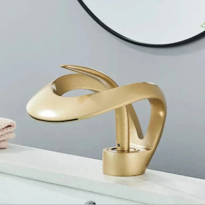 Sleek Waterfall Faucet for a Modern Bathroom Upgrade