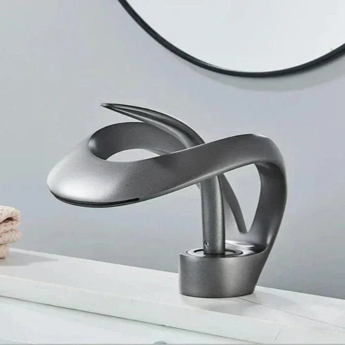 Sleek Waterfall Faucet for a Modern Bathroom Upgrade
