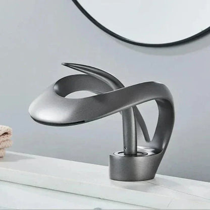 Sleek Waterfall Faucet for a Modern Bathroom Upgrade