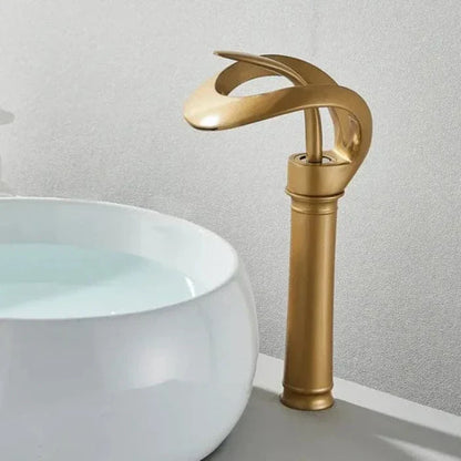 Sleek Waterfall Faucet for a Modern Bathroom Upgrade