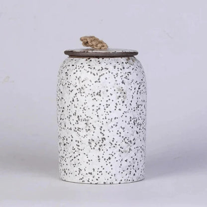 Elegant Ceramic Coffee Canister, 30 oz Portable Storage
