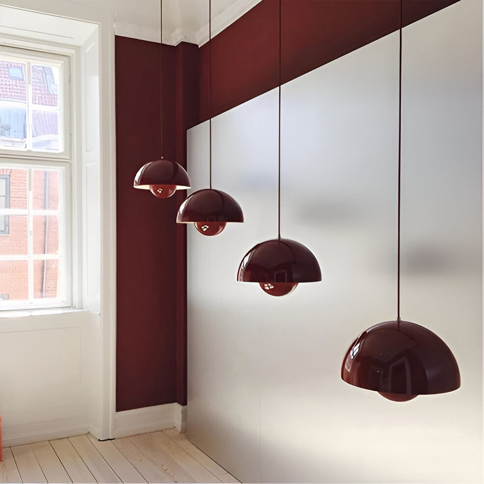 Chic Nordic Half-Dome Pendant Light for Stylish Spaces