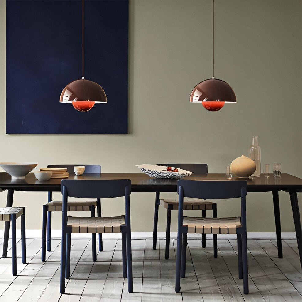 Chic Nordic Half-Dome Pendant Light for Stylish Spaces