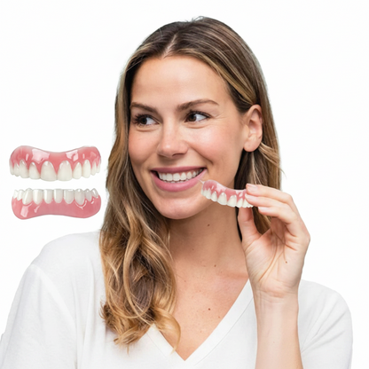 Custom-Fit Silicone Denture Set for Comfortable Wear