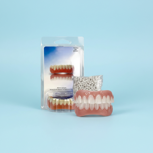 Custom-Fit Silicone Denture Set for Comfortable Wear