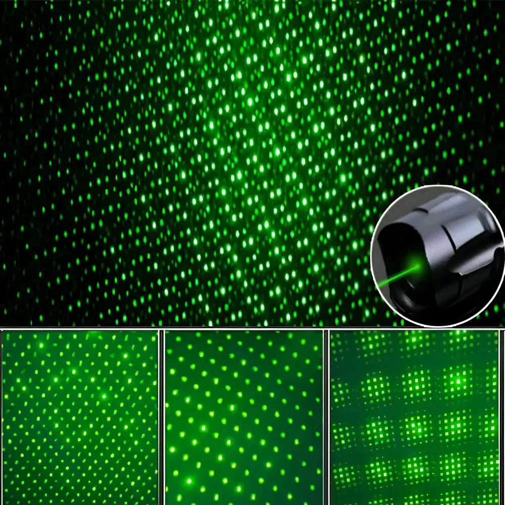 Precision Green Laser Pointer with 2000m Range and Rechargeable Battery