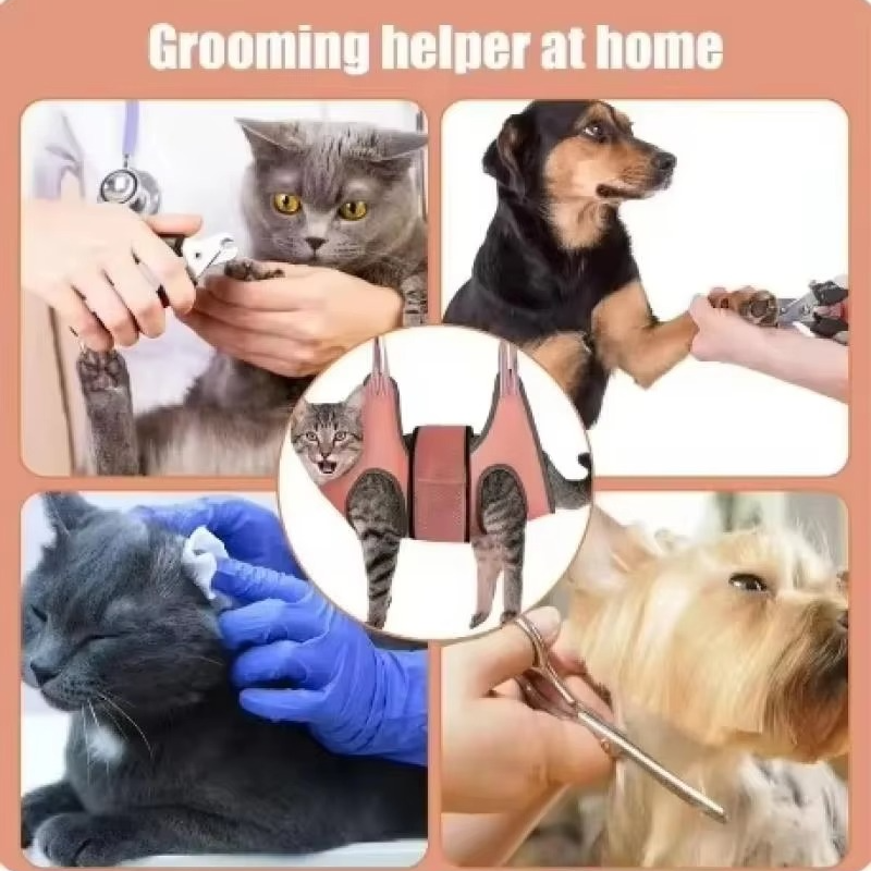 Comfortable Pet Grooming Sling with Adjustable Leg Openings