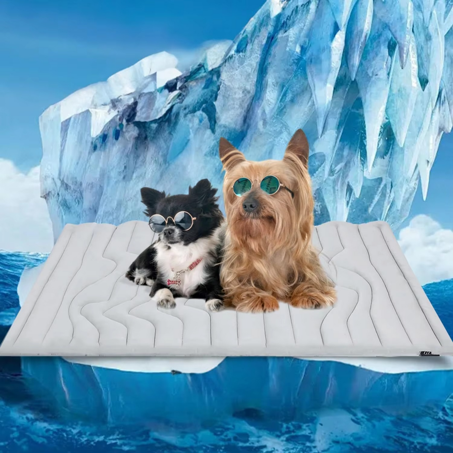 ChillZone Pet Cooling Mat - Gel-Infused Comfort for Pets