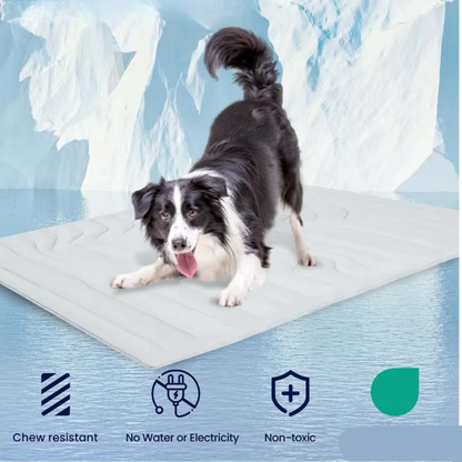 ChillZone Pet Cooling Mat - Gel-Infused Comfort for Pets