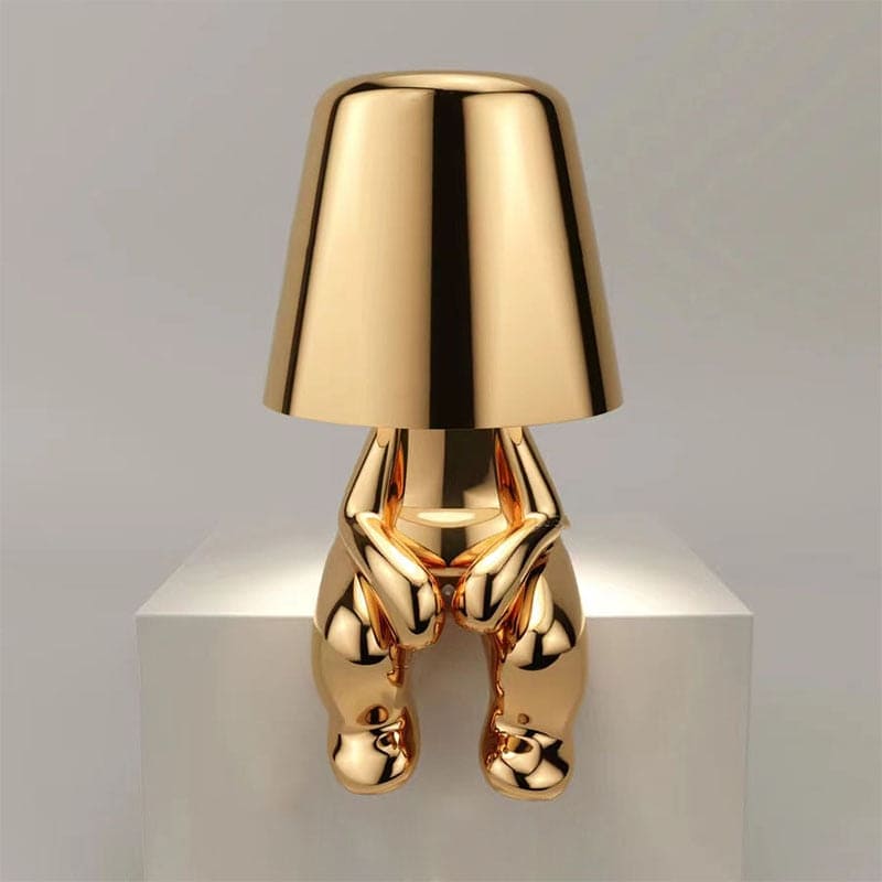 Elegant Rechargeable Table Light with Touch Control and Soft LED Illumination